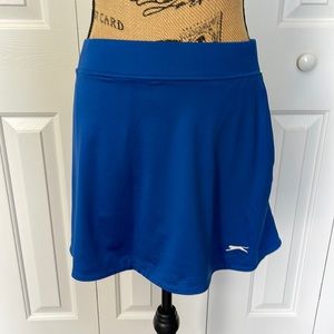 Slazenger Blue & Neon Yellow Golf Skort